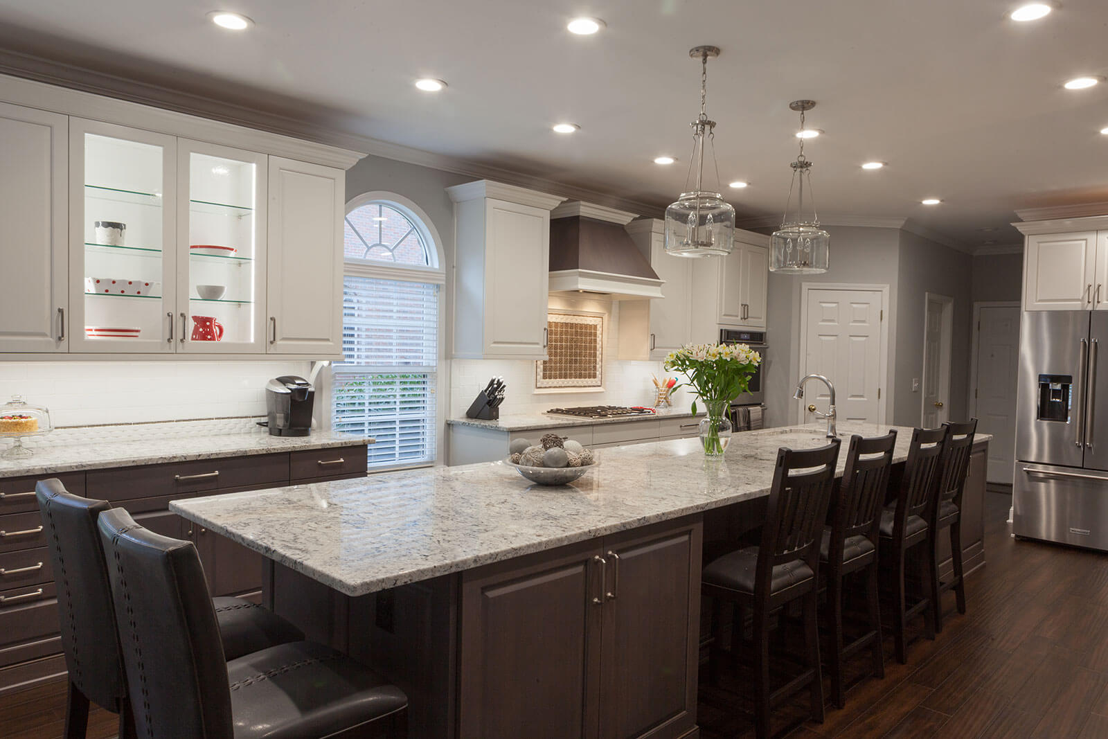 Large Kitchen Island - Full Length Kitchen Island